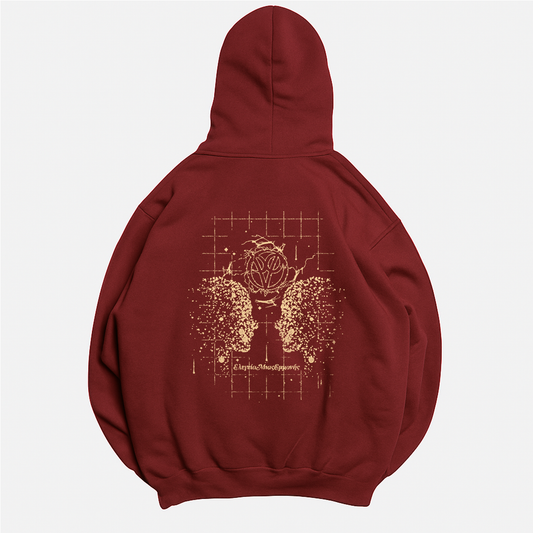 "ETAT 2" Maroon Hoodie